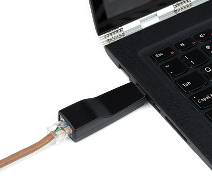 USB3.2转2.5G网口转换器接入电脑笔记本