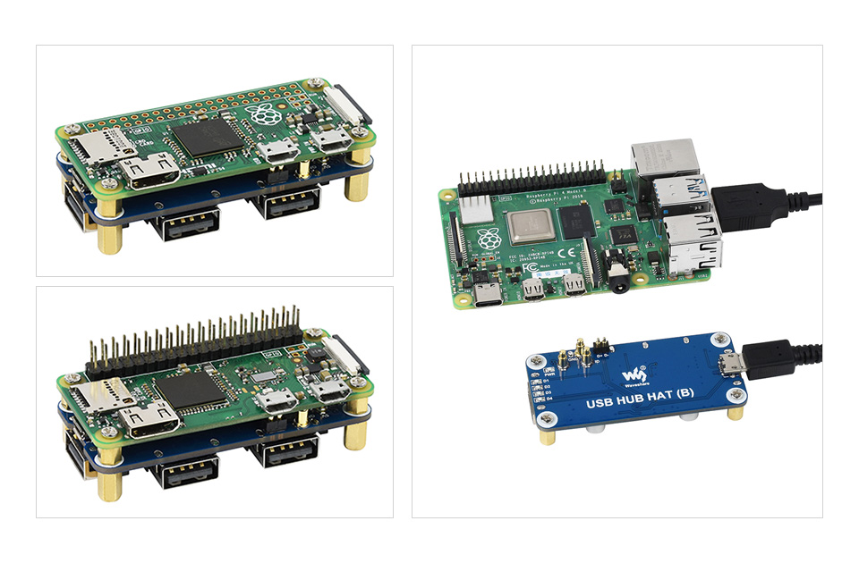 树莓派 USB HUB扩展板B型