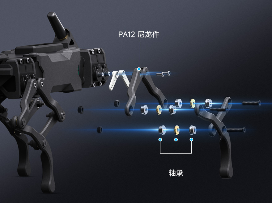 WAVEGO-Pro高自由度仿生四足机器狗