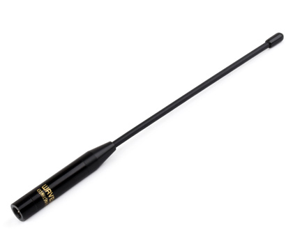 433MHz SMA Male Whip Antenna 黑色软鞭天线正面图