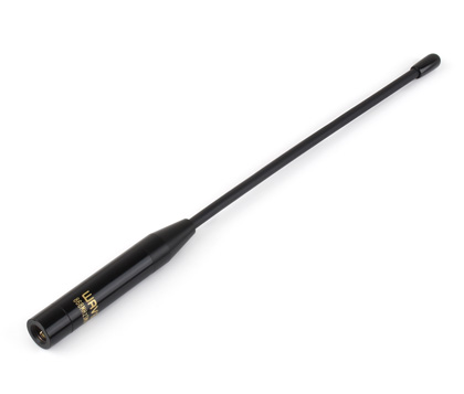 868MHz SMA Male Whip Antenna 黑色软鞭天线正面图