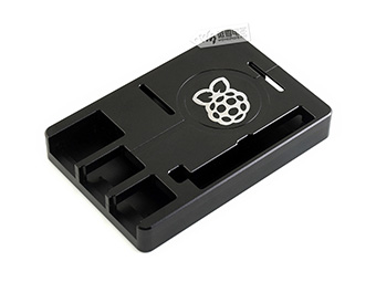 树莓派外壳K型 铝合金超薄黑色外壳
