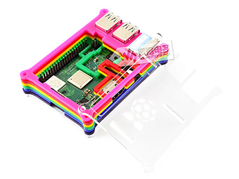 树莓派彩虹外壳C型配件