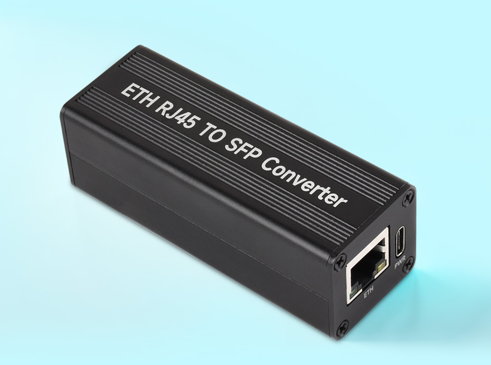 千兆自适应 SFP 光转电模块首图