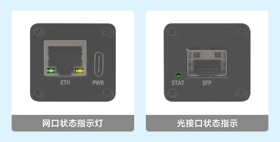 千兆自适应 SFP 光转电模块产品尺寸