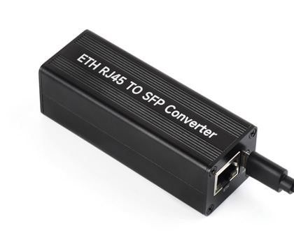 千兆自适应 SFP 光转电模块，USB Type-C 接口供电