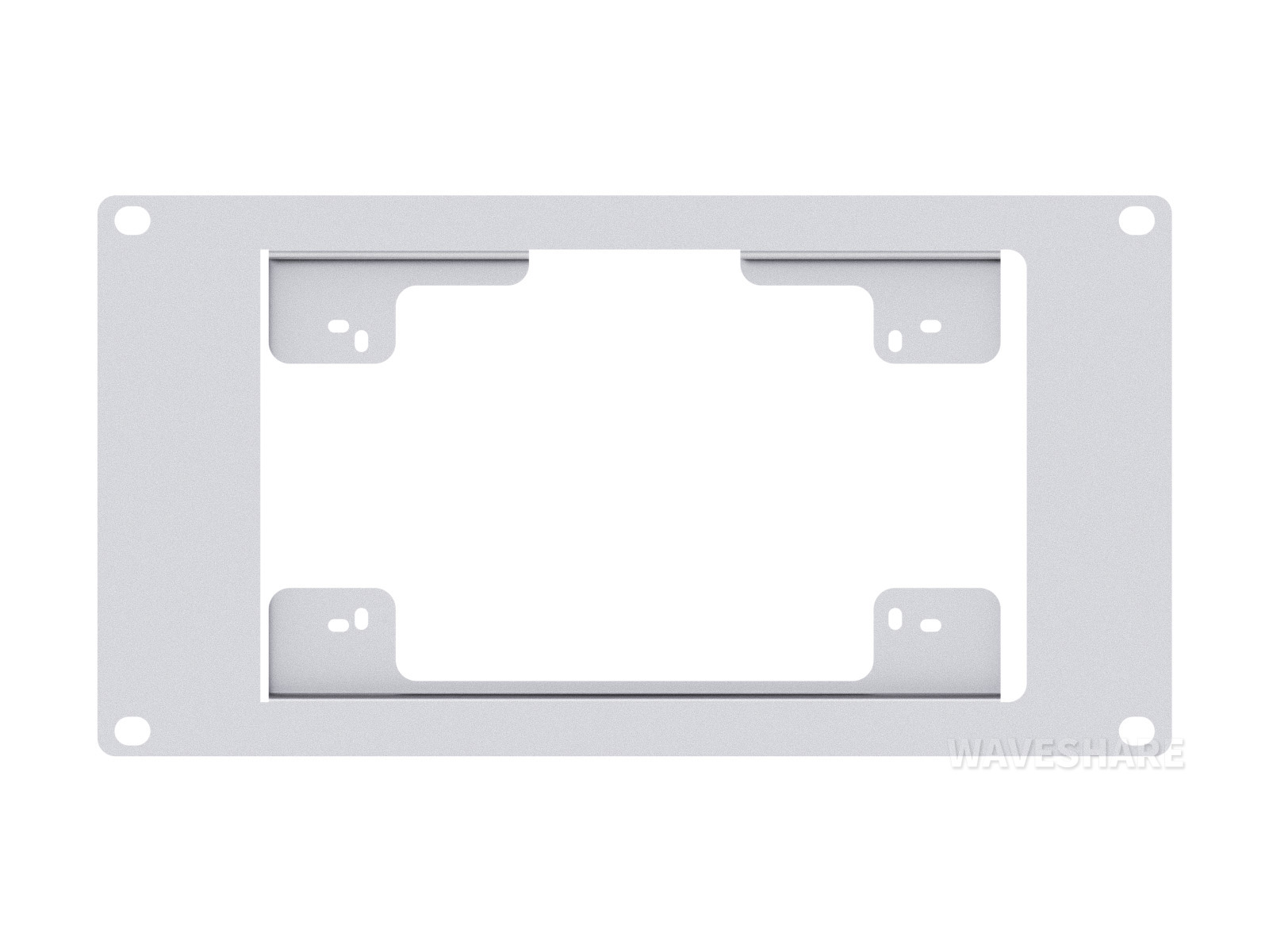 HomeRack 7 英寸 DSI 显示器支架面板 3U 安装高度 兼容树莓派官方 7 英寸触控屏