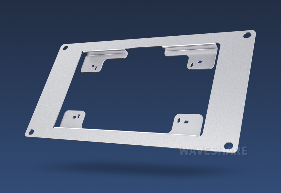 	HomeRack 7 英寸 DSI 显示器支架面板 3U 机架式安装面板
