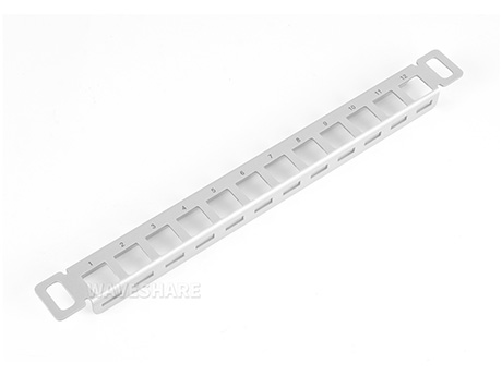配置清单：HomeRack Blank Keystone Patch Panel 0.5U实物展示