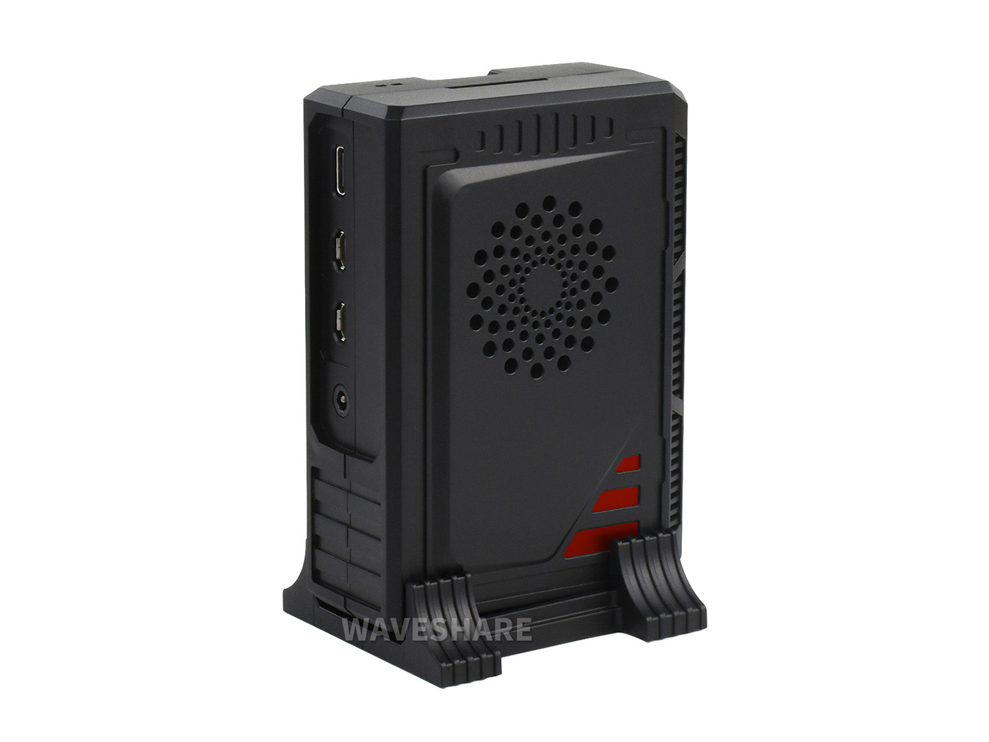 树莓派4代外壳 Raspberry Pi 4代B型迷你机箱 带底座和散热风扇