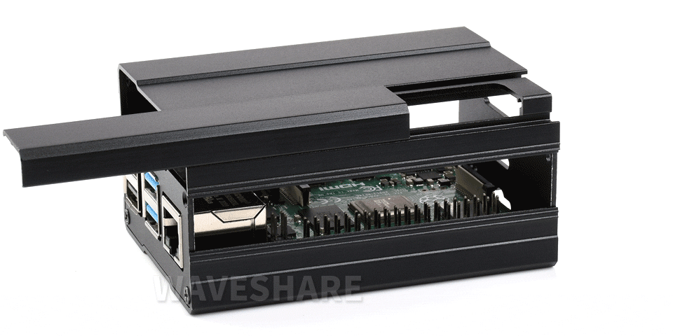 树莓派4B散热外壳安装方式