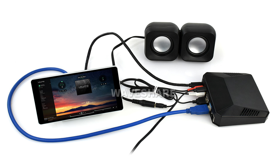 树莓派专用Hi-Fi音频机箱以Volumio的形式运行