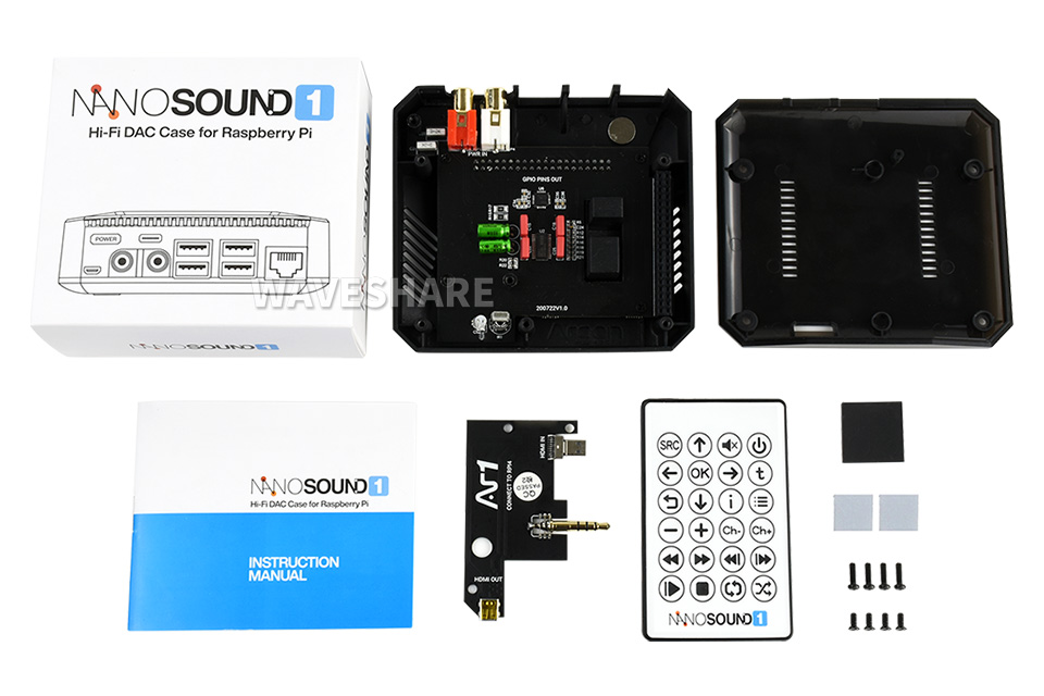 树莓派专用Hi-Fi音频机箱配置清单