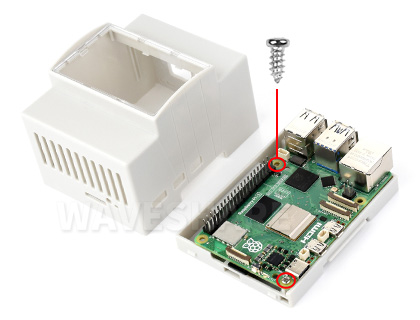 树莓派 5 注塑导轨外壳安装步骤