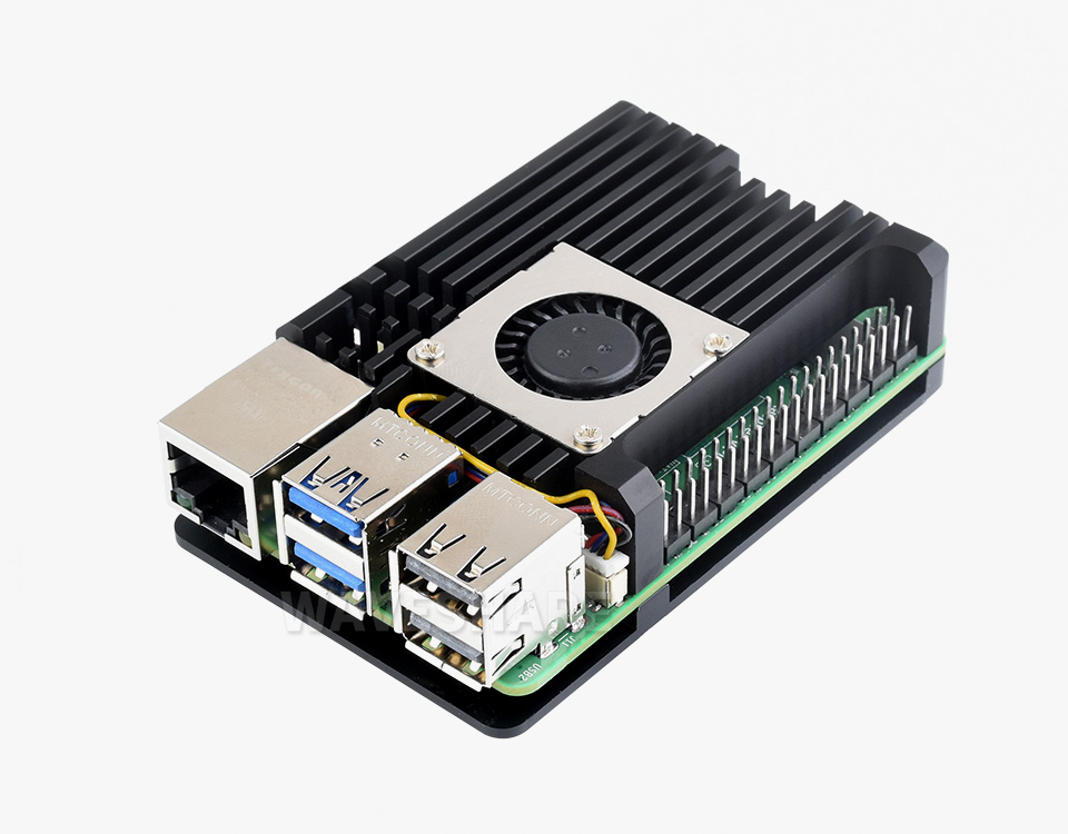 树莓派 5 铝合金散热外壳