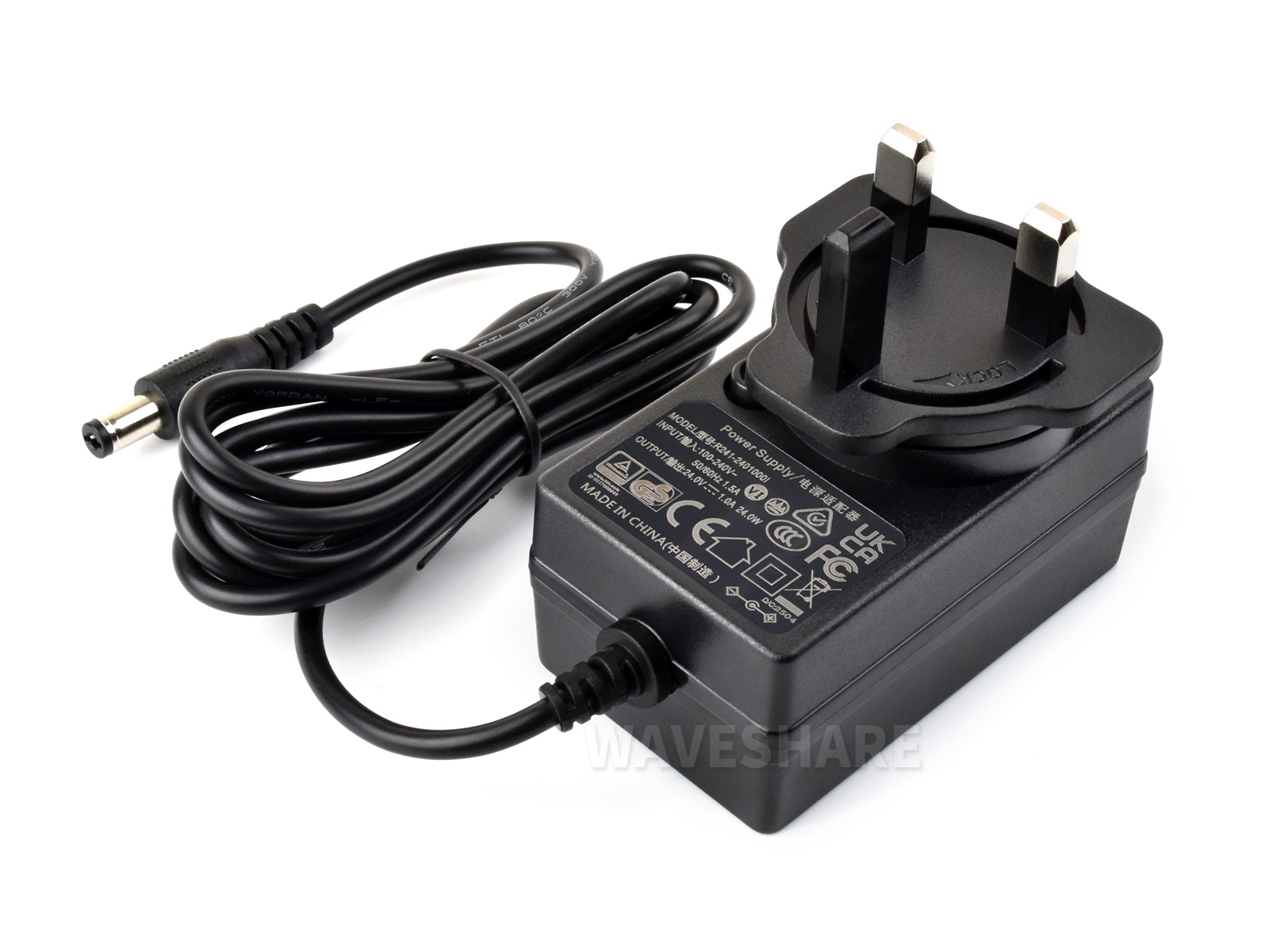 美/欧/英规电源 24V 1A 外径 5.5 内径 2.1 DC 插孔