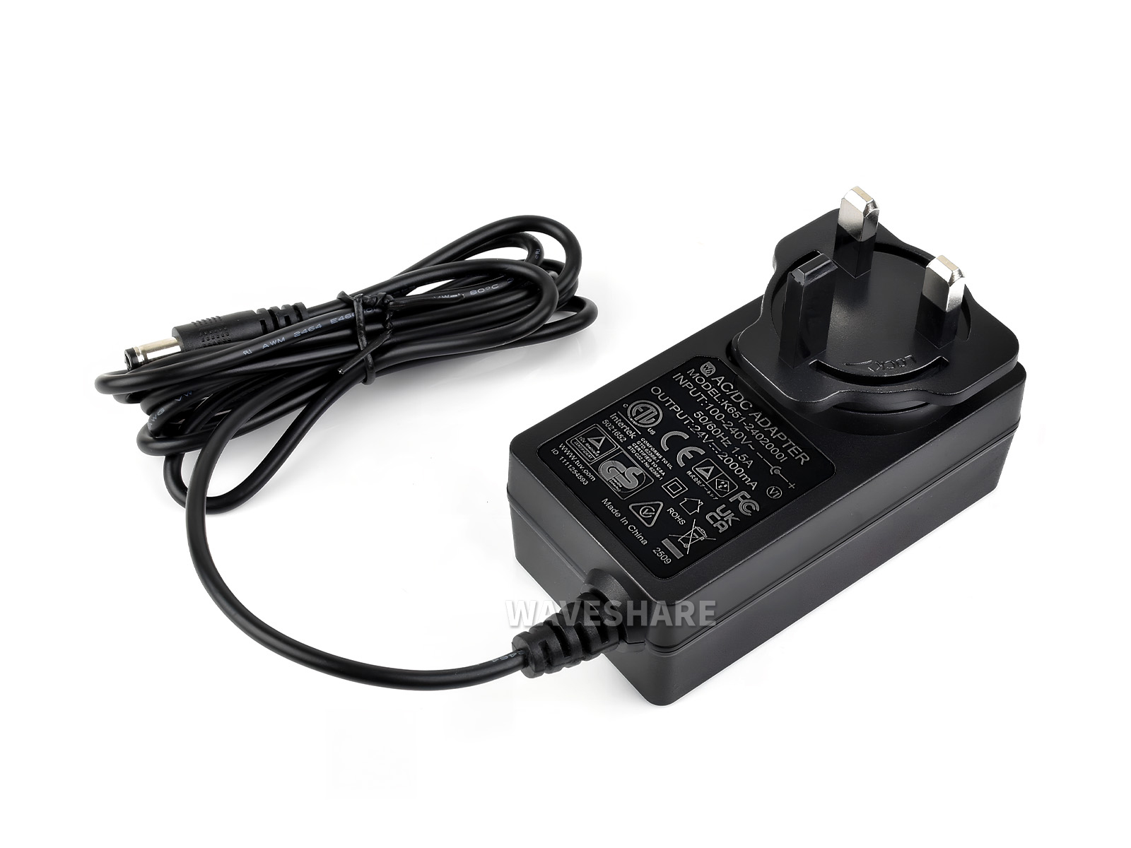 美/欧/英规电源 24V 2A 外径 5.5 内径 2.1 DC 插孔