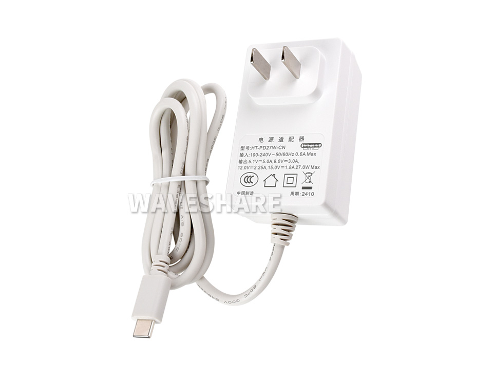 27W USB Type-C 中规电源配置清单