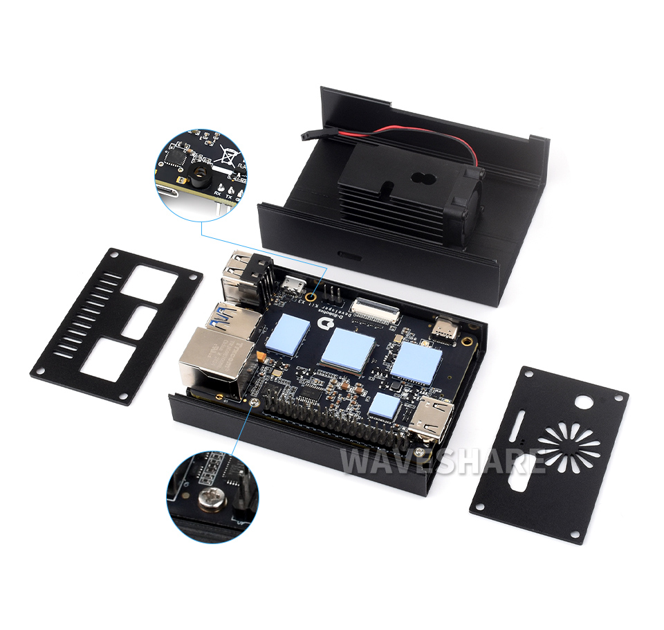 旭日® X3 派散热外壳安装方式