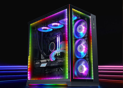 RGB 幻彩 COB 灯带 客厅吊顶氛围照明应用