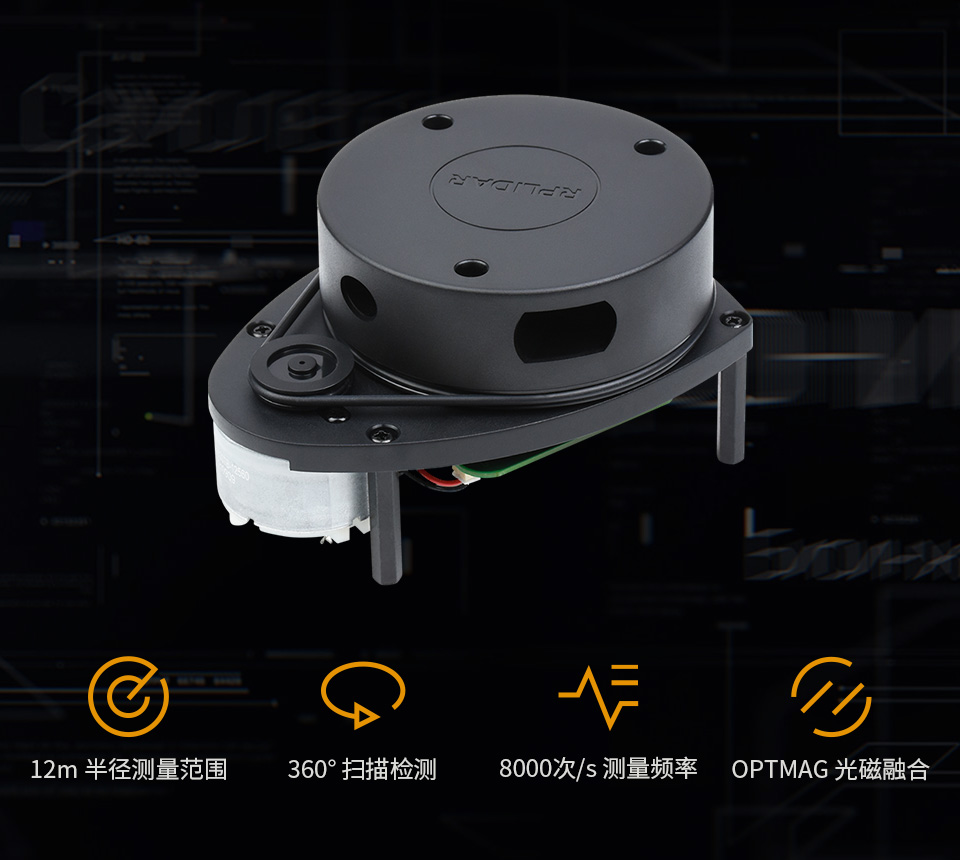 RPLIDAR A1 360°激光扫描测距雷达首图