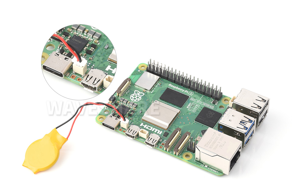 树莓派 5 RTC 专用电池