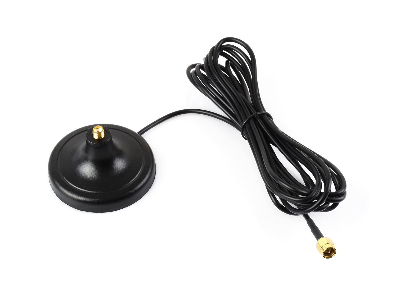 SMA 天线吸盘底座 SMA 接口 3 米同轴线 磁吸式底盘 可与多种 GNSS 定位模块配套使用