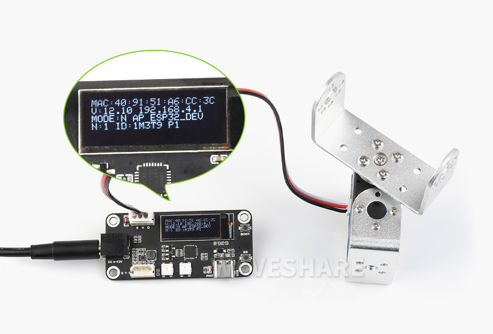 25kg.cm 宽电压串行总线舵机双向反馈