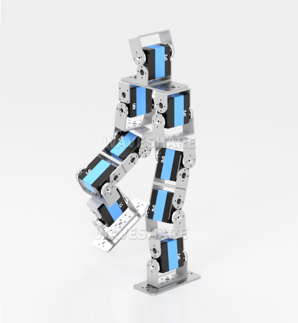 25kg.cm 宽电压串行总线舵机全金属舵机支架