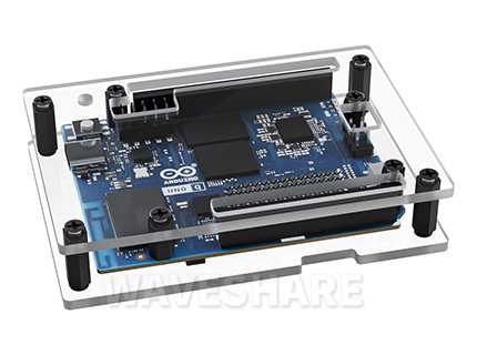 Arduino UNO Q 安装外壳效果图