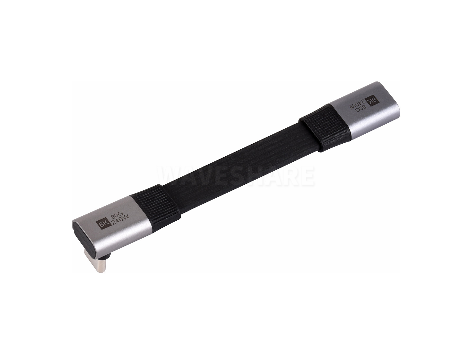 USB4 V2.0 全功能 Type-C 延长线 80Gbps 高规格延长线 可 90° 弯折 柔韧 TPE 护套 8K@60Hz 高清视频传输