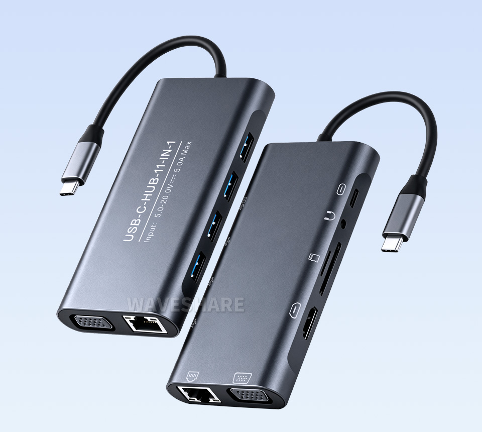 USB-C 11 合 1 扩展坞展示图