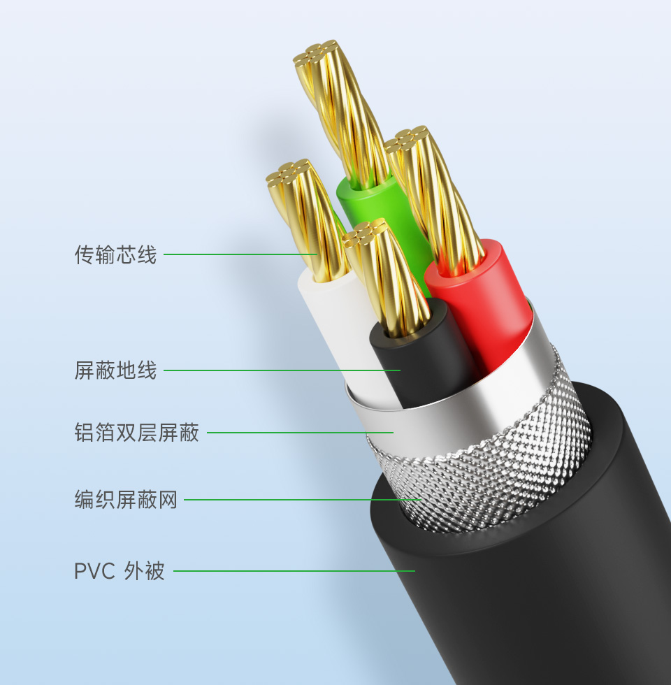 USB 转 RS232 DB9 公头/母头串口线抗干扰性强