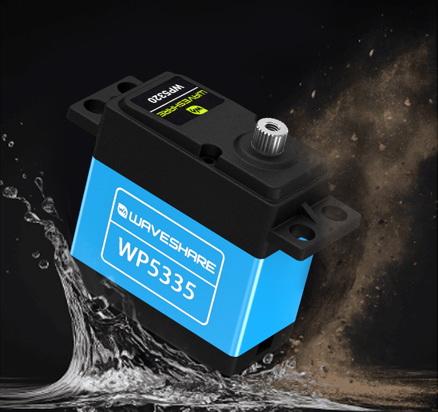 20kg.cm/35kg.cm 大扭力180°数字舵机防水防尘设计