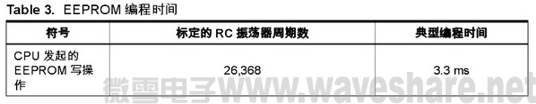 ATmega168 EEPROM编程时间