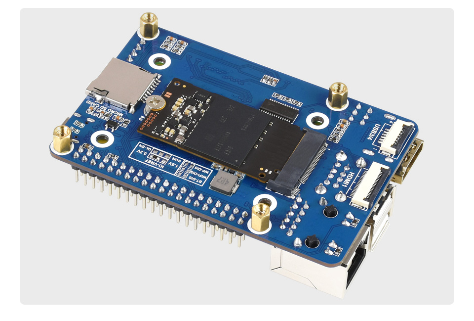树莓派 CM4 基础扩展板应用示例<