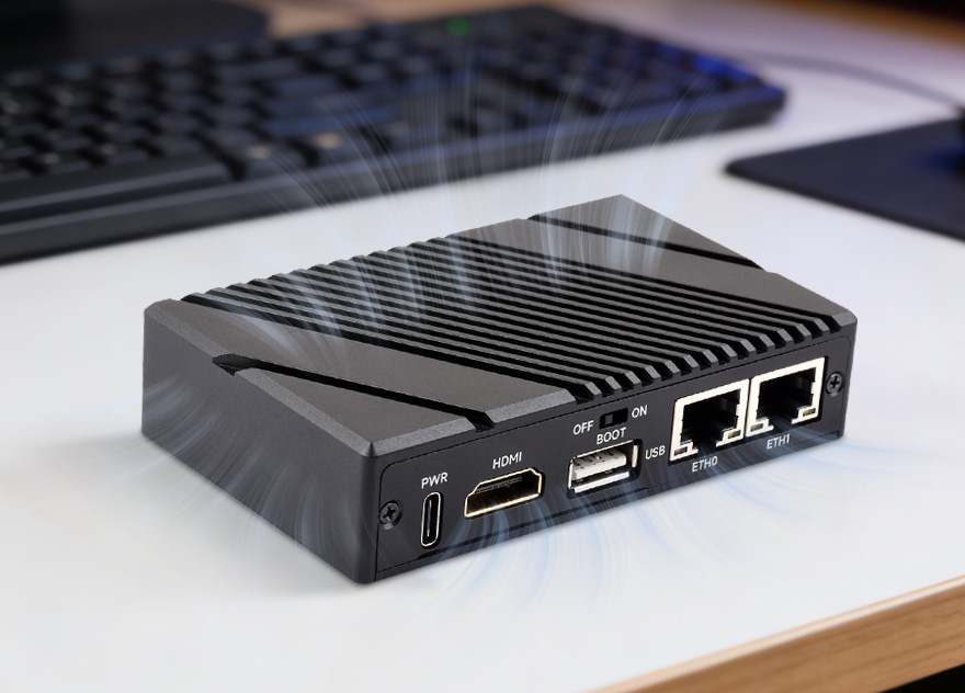 树莓派 CM5 双网口扩展板,拥有多种接口