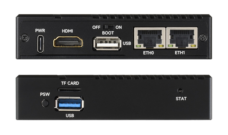 CM5 计算模块双网口主机细致的孔位设计