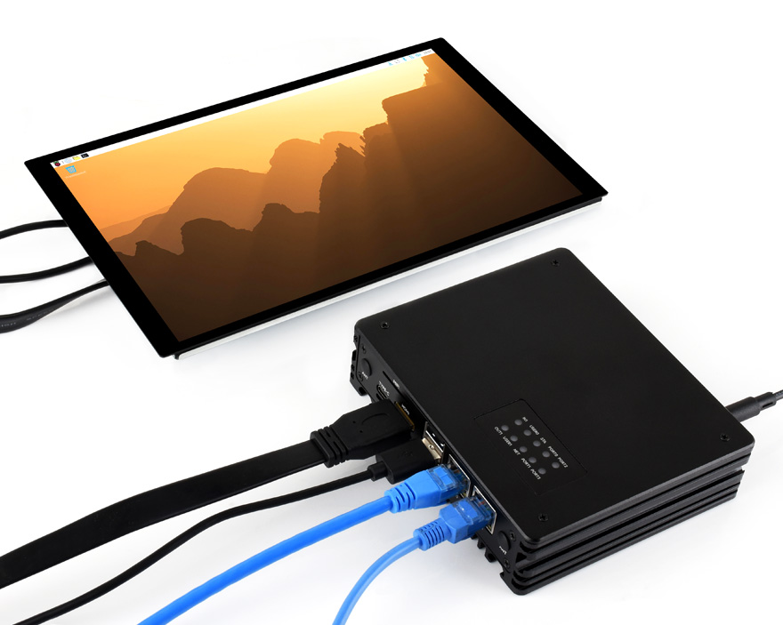 双网口多功能扩展板应用示例图