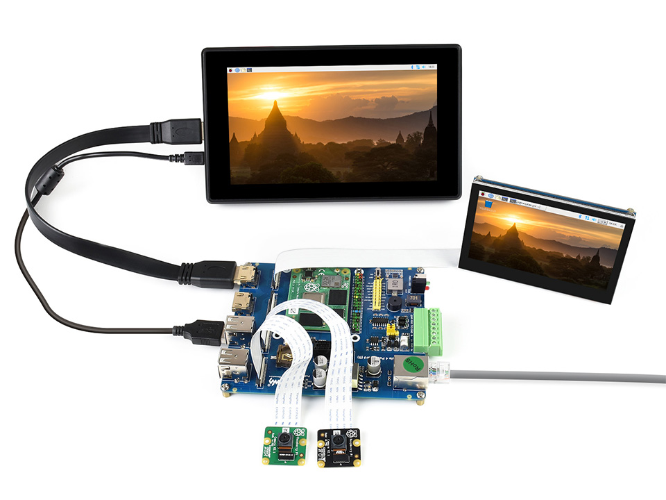 树莓派 CM4 PoE 扩展板应用示例