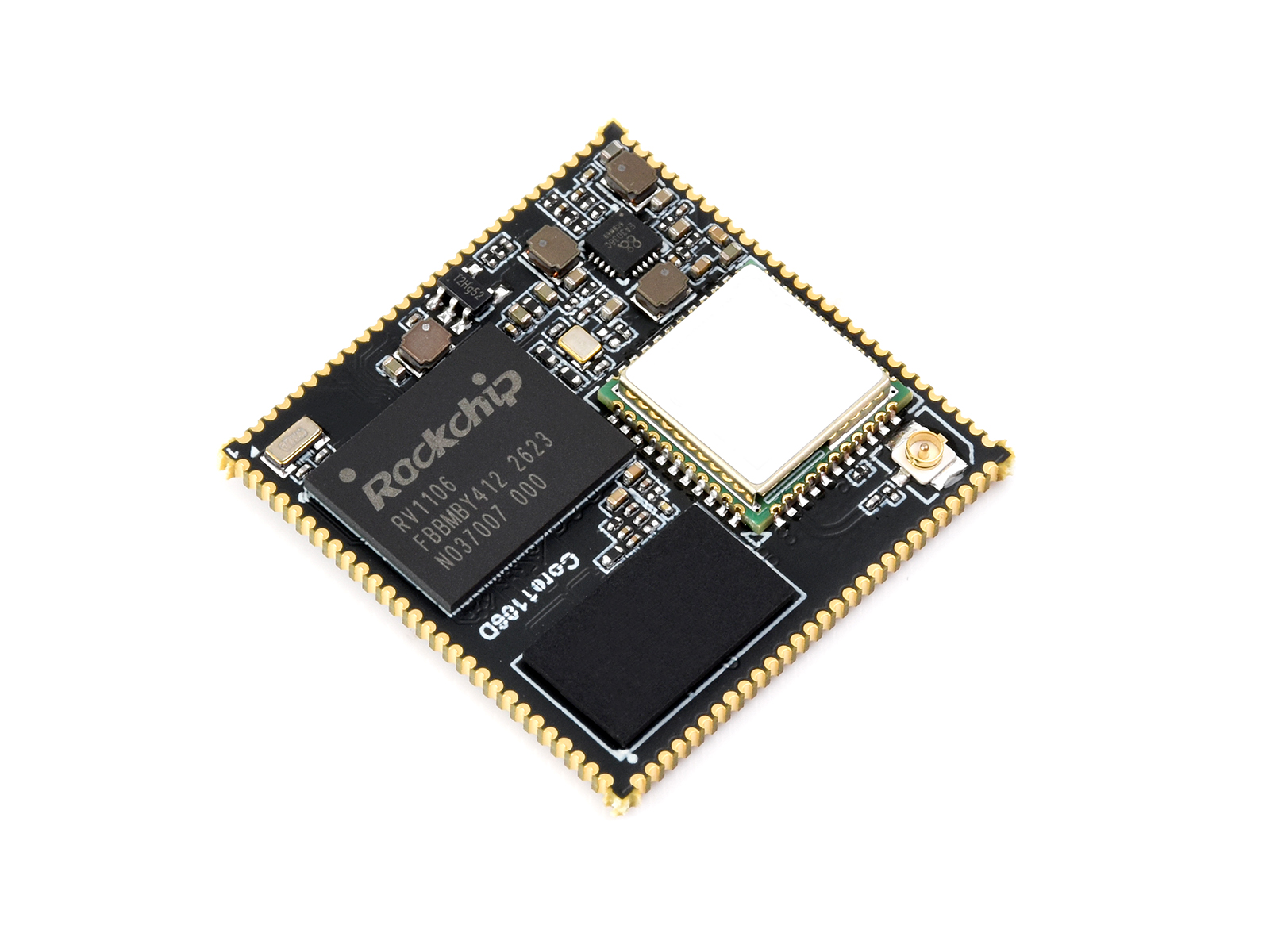 Core1106D幸狐RV1106外挂DDR版本核心板 1TOPS算力 256MB SPI NAND 集成ARM Cortex-A7/RISC-V MCU/NPU/ISP等处理器