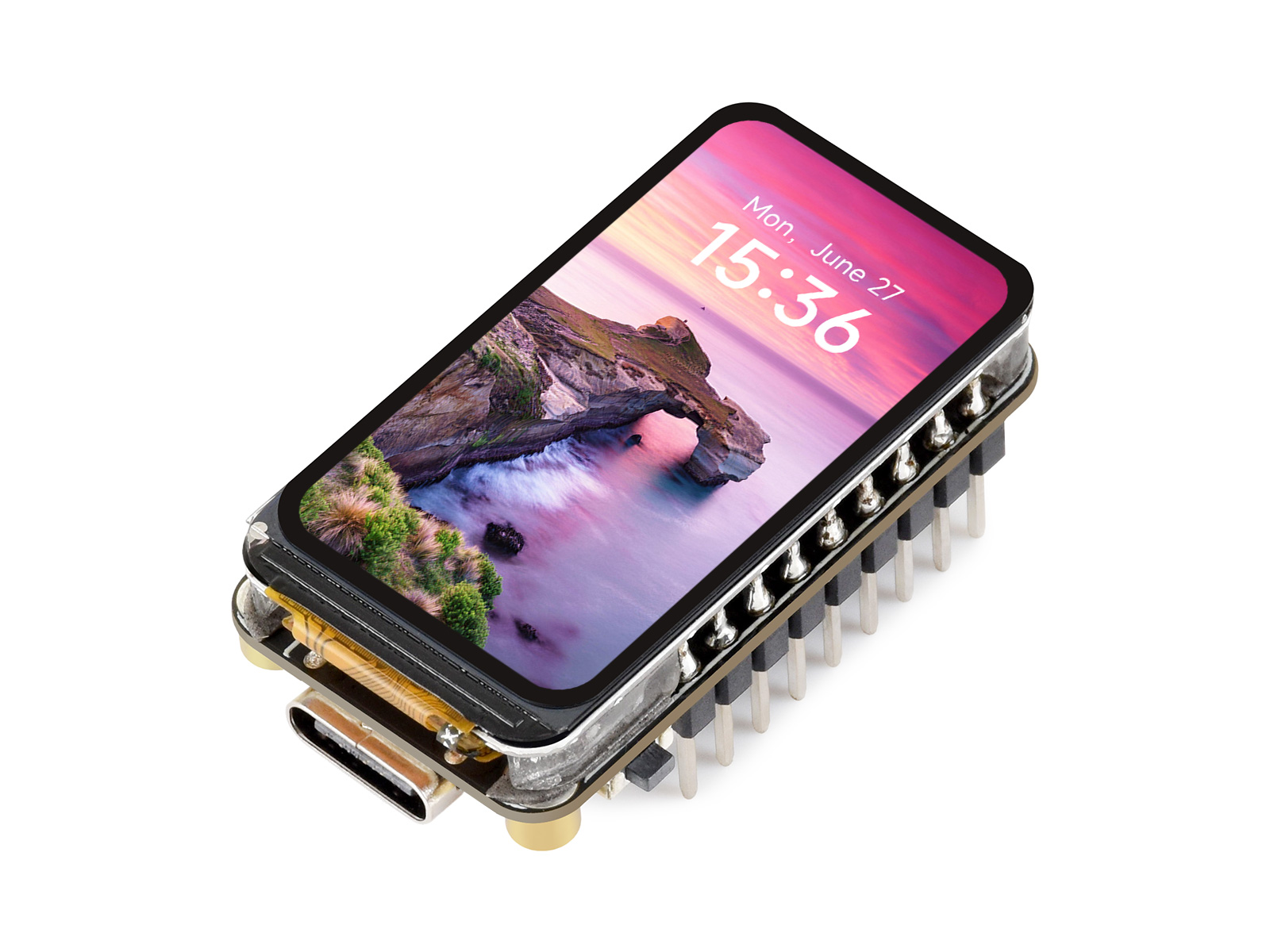 ESP32-C5 1.47英寸LCD屏开发板 RISC-V 32位处理器 172×320分辨率 262K彩色 支持2.4GHz Wi-Fi 6与蓝牙 5 (LE)