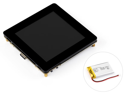 ESP32-C5-LCD-2.73 带3.7V锂电池版本 开发板