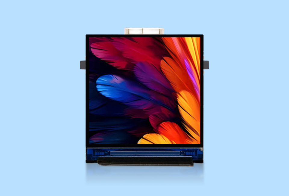 ESP32-C6 1.3 英寸 LCD 屏开发板，并带有特性图标如： 2.4GHz WiFi和 BLE5 模组，240 × 240分辨率和5点触控