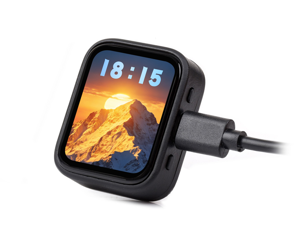 ESP32-C6-Touch-AMOLED-1.8 英寸液晶开发板采用 AMOLED 屏幕