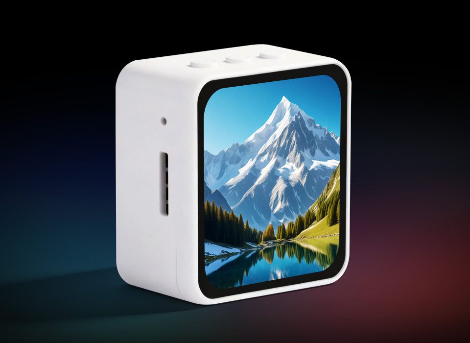 ESP32-C6-Touch-AMOLED-2.16 英寸液晶开发板小巧面板 高对比度高清画面展示