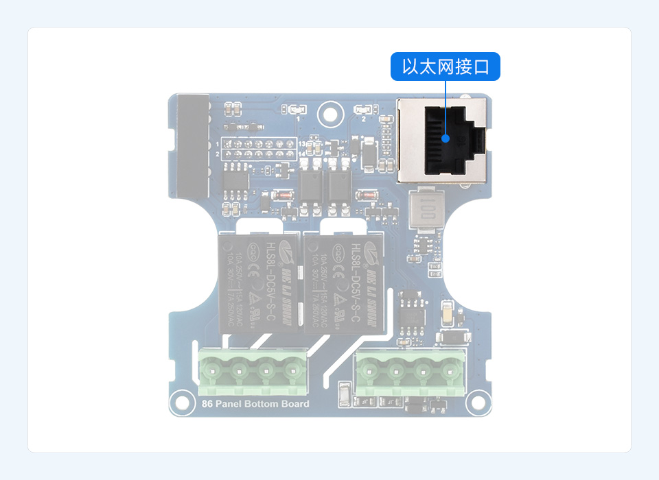 幸狐 Core1106 智能 86 盒百兆网口高亮图