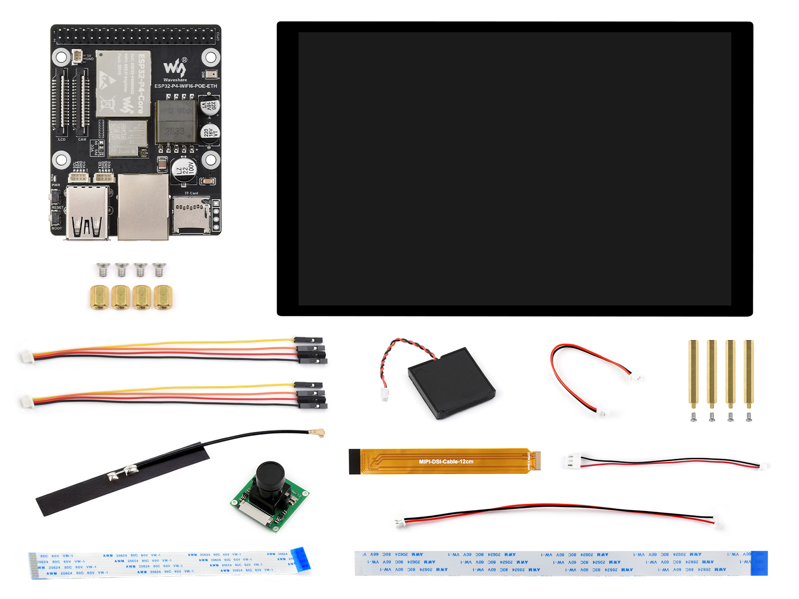 ESP32-P4-WIFI6-POE-ETH 开发板 基于 ESP32-P4 和 ESP32-C6 支持 Wi-Fi 6 和 Bluetooth 5 (LE) 集成 PoE 模块 可实现 PoE 以太网供电