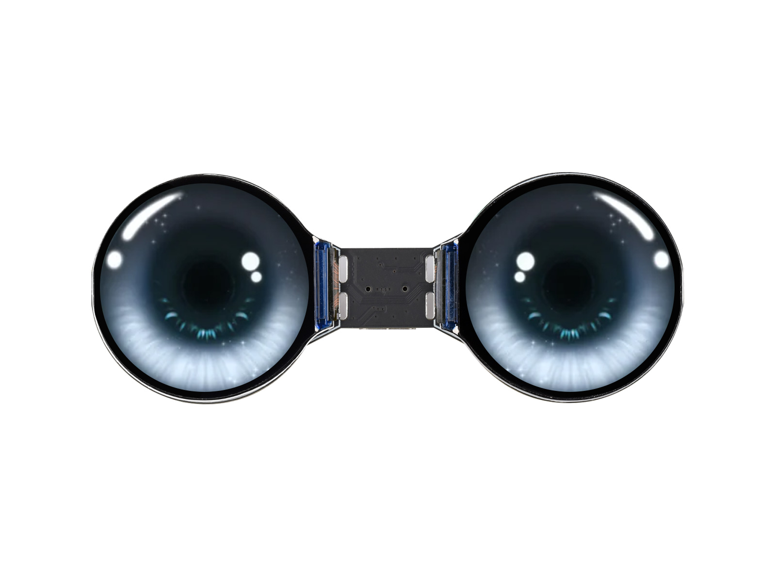 ESP32-S3 双核 240MHz 双目 AIoT 开发板，配备两块 1.28 英寸 IPS 屏，240×240 像素，支持 Wi-Fi / 蓝牙5