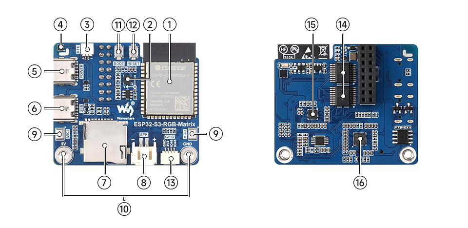 ESP32-S3-RGB-Matrix 资源简介